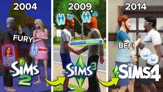 Sims 2 vs Sims 3 vs Sims 4 - Relationships