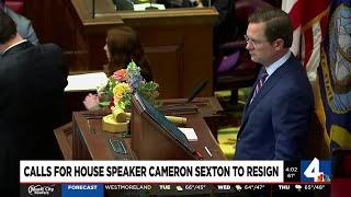 Calls for house speaker Cameron Sexton to resign