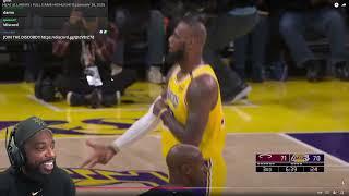 CashNasty Reacts To HEAT at LAKERS | FULL GAME HIGHLIGHTS | January 15, 2025