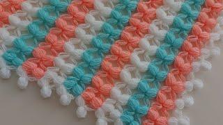 Kolay lif modelleri / kare lif crochet pattern yapımı / fıstıklı örümcekli lif / (Tas. Sibel Öztürk)