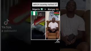 Which country nailed it, KENYA or NIGERIA//Tiktok challenge