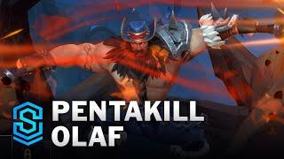 Pentakill Olaf Wild Rift Skin Spotlight