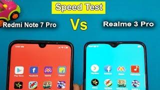 Redmi Note 7 PRO Vs Realme 3 Pro  Speed Test / Comparison || AnTuTu Benchmark Scores