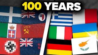 Evolution of ALL European Flags Over Last 100 Years (1923-2024)