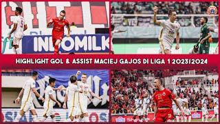 7 ASSIST + 5 GOL | Statistik Apik Maciej Gajos di Liga 1 2023/2024