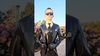  #mensfashion #mensuit #mensstyle #latexfashion #latexjacket #leatherman #leatherjacket #latex