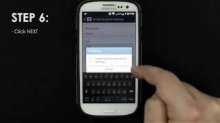 How to configure webmail in android devices