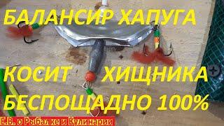 САМАЯ ЛУЧШАЯ СНАСТЬ ВЕКА САМОДЕЛЬНЫЙ БАЛАНСИР ХАПУГА 2022 ГОДА, КОСИТ ЩУКУ И ОКУНЯ НАПОВАЛ 100%.