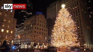 COVID-19: Silent night in New York as crowds avoid the Rockefeller Christmas lights switch-on