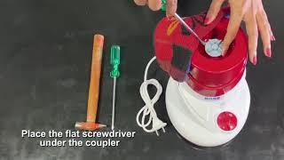 How to remove BOSS Mixer Grinder Coupler