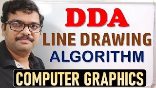 DDA LINE DRAWING ALGORITHM IN COMPUTER GRAPHICS || Digital Differential Analyzer Algorithm