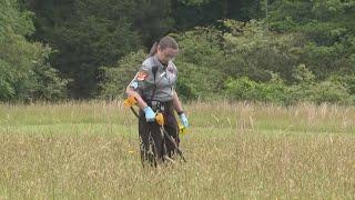 K9 units searching area after homicide in Stokesdale