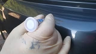 How to use paint corrector / touch up pen and brush to cover scratches and gravel chips on your car?