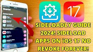 How to Sideload ANY TWEAKED APP iOS 17-17.4.1 NO REVOKE With Sideloadly! Sideload IPAs iOS 17 Guide!