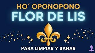  HOPONOPONO FLOR DE LIS  - Frase Gatillo para LIMPIAR y SANAR - 10 Minutos de oración diaria