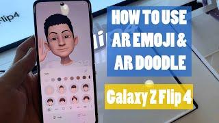 Samsung Galaxy Z Flip 4: HOW TO USE AR EMOJI & AR DOODLE