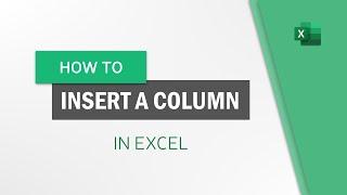 How to Insert a Column in Excel