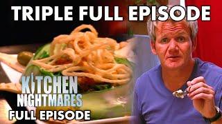 The WORST Food From Season 3 | TRIPLE FULL EPISODE | Part Two | Kitchen Nightmares