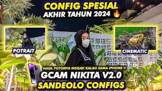 Kamera android bisa mirip iPhone ?? cuma pakai Gcam Nikita v2.0 config sandiolo bisa 0,5 & stabil 