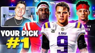 NFL DRAFT RESET! EVERY PLAYER BACK IN COLLEGE FOR A MASSIVE DRAFT!