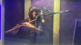 studio recording session. flute - mamunur rashid ( mamun ).