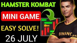 Hamster Kombat - (26 JULY) Easy Solve New Mini Game 