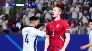 EA SPORTS FC 24 - Serbia vs England - UEFA EURO 2024 - Gameplay