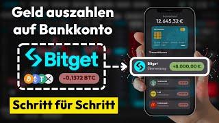 Geld auszahlen auf Bitget  Euro Auszahlung auf Konto (Schritt für Schritt Anleitung)