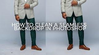 How To Clean A Seamless Backdrop In Photoshop