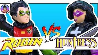 BLIND BAG BATTLE #30 | ROBIN vs HUNTRESS!  |  Boxed Warriors, Imaginext & Ooshies XL FIGHT!