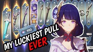 My Luckiest Pull Ever!!! | Raiden Shogun and Yoimiya Rerun | Genshin Impact 4.3