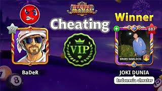 Level 887 Indonesia cheater  From 1M To 160M Coins 8 ball pool