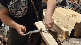 How to make an axe handle. from board to handle, band saw tips