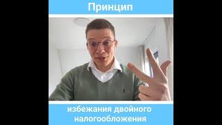 Три принципа налогового планирования. Принцип избежания двойного налогообложения