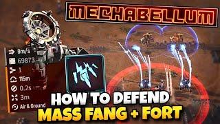 EASY COUNTER TO FANG SPAM + FORTRESS BARRIER (Clean Defense!) | Mechabellum Strategy Guide