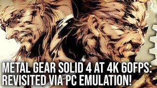 Metal Gear Solid 4 Revisited at 4K 60FPS! Today's Emulation, Tomorrow's Remaster?