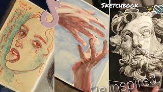 Sketchbook tour/sketchbook ideas that motivate me to draw 16/TikTok Arts Compilation#72