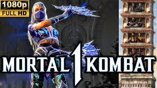 MK1 *LIGHTNING KITANA* KLASSIC TOWER GAMEPLAY!! (JANET CAGE AS KAMEO) 1080p 60 FPS (MORTAL KOMBAT 1)