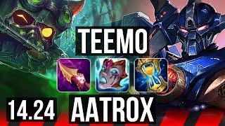 TEEMO vs AATROX (TOP) | 7 solo kills | NA Master | 14.24