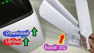 guna 5G antenna ni terus naik download upload Modem 5G EE NR5103E