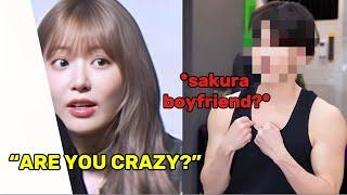 SAKURA reaction when FEARNOT asked her of having a boyfriend