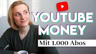 Meine ersten Youtube Einnahmen mit 1000 Abonnenten – Was verdienen Youtuber? | 30 before 30