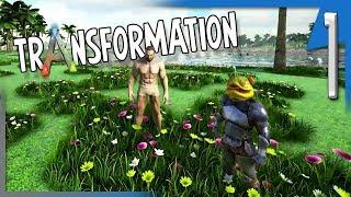 TRANSFORMATION, xBCRAFTED, & FIRE! | ARK  Survival Evolved Modded Transformation E1