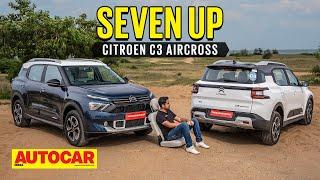 Citroen C3 Aircross review - Citroen's seven-seater Creta rival | First Drive | Autocar India