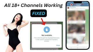 THIS CHANNEL CANNOT BE DISPLAYED TELEGRAM PROBLEM SOLVED | 2024 WORKING TRICK