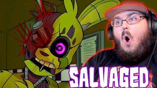 "SALVAGED" - FNAF THREE SONG *Animatic Song* (By Edd Pilgrim) FNAF ANIMATION REACTION!!!