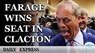 General Election 2024: Nigel Farage to enter Parliament after winning in Clacton