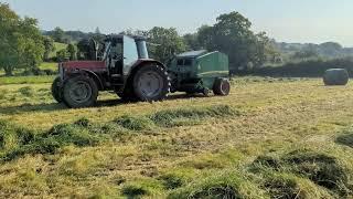 Second cut silage baling