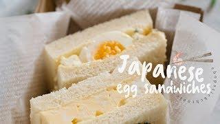 Japanese egg sandwiches