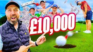 The first golfer to make birdie wins £10,000